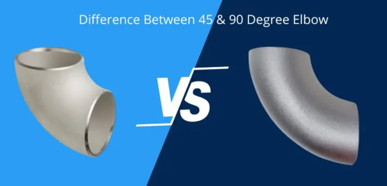 90-degree buttweld elbow