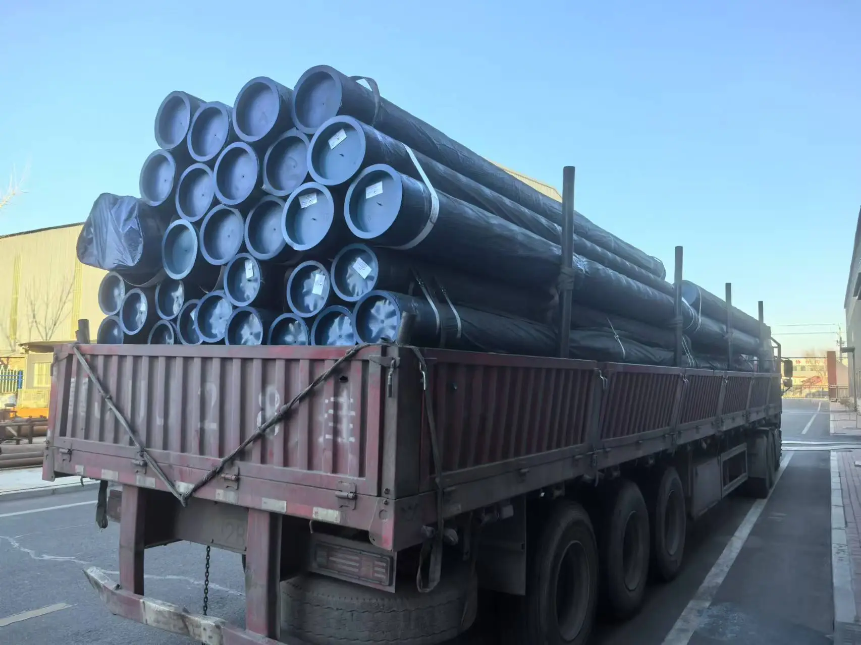 ASTM A53 Gr B seamless pipe packaging