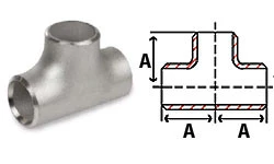 Stainless Steel 316L Buttweld Tee